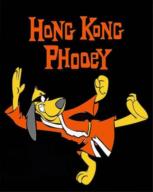 Hong Kong Phooey Super Guy paint by numbers