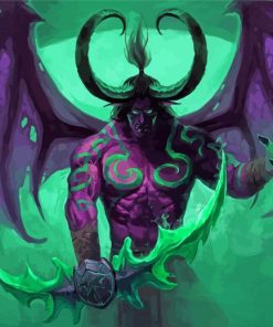 Illidan Stormrage Game Characters paint by numbers