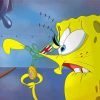 Plankton And Sponge Bob paint by numbers