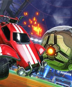 Rocket League paint by numbers
