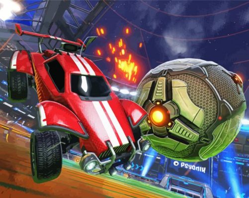 Rocket League paint by numbers