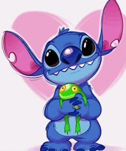 Stitch And Frog Paint By Numbers