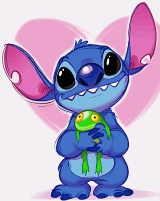 Stitch And Frog Paint By Numbers