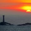 Sunset At Longships Lighthouse Cornwall Paint By Numbers