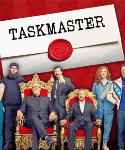 Taskmaster Comedy Tv Series paint by numbers