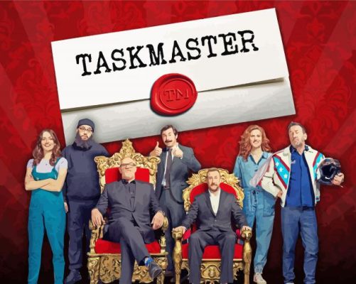 Taskmaster Comedy Tv Series paint by numbers