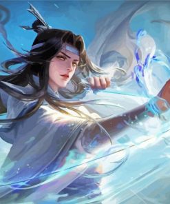 Aesthetic Lan Zhan paint by numbers