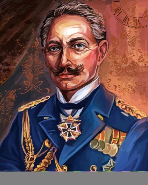 Aesthetic Kaiser Wilhelm paint by numbers