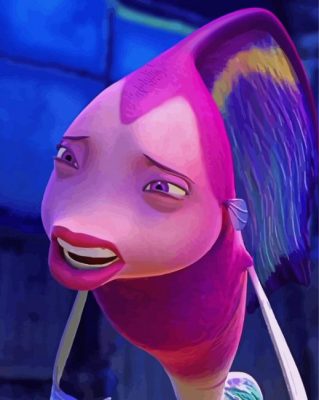 Angie Shark Tale paint by numbers