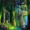 Fantasy Forest Garden paint by numbers