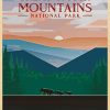 Great Smoky Mountains paint by numbers