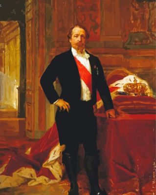 Napoleon III By Alexandre Cabanel paint by numbers