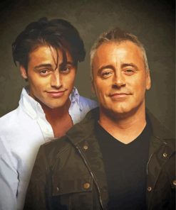 The Before And Now Matt Leblanc paint by numbers