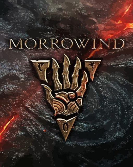 The Elder Scrolls Morrowind paint by numbers