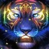 Tiger Neon Animal Paint By Numbers