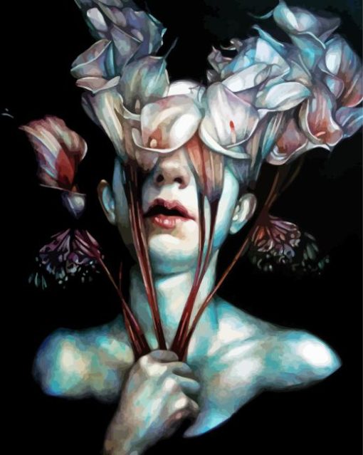 Weird Girl By Marco Mazzoni paint by numbers