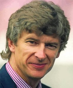 Young Arsène Wenger paint bu numbers