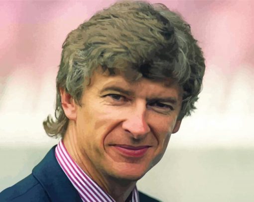 Young Arsène Wenger paint bu numbers