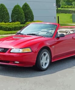 2000 Ford Mustang Paint By Numbers