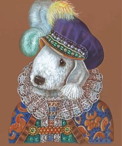 Aesthetic Bedlington Terrier Paint By Numbers