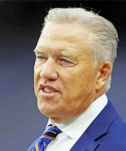 American Executive John Elway paint by numbers