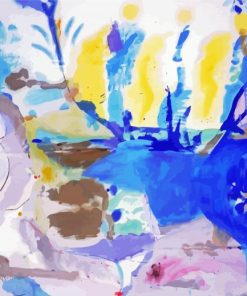 Basque Beach By Helen Frankenthaler paint by numbers