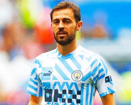 Bernardo Silva paint by numbers