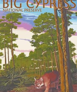 Big Cypress National Preserve Poster Paint By Numbers