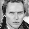 Black And White Young Christopher Walken Paint By Numbers