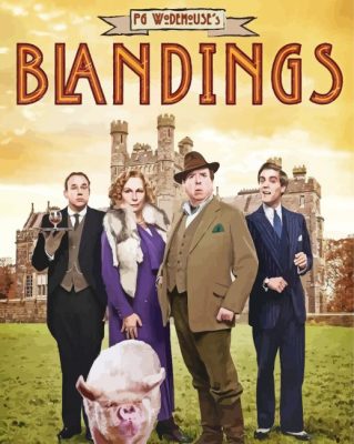 Blandings Movie Poster Paint By Numbers