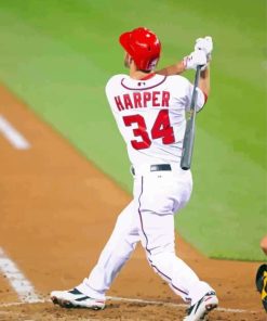 Bryce Harper Player Paint By Numbers