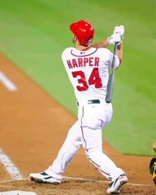 Bryce Harper Player Paint By Numbers