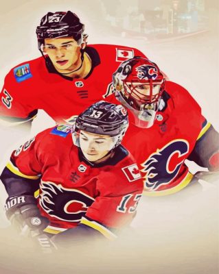 Calgary Players Paint By Numbers