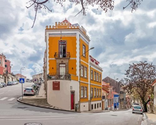 Coimbra Streets Paint By Numbers