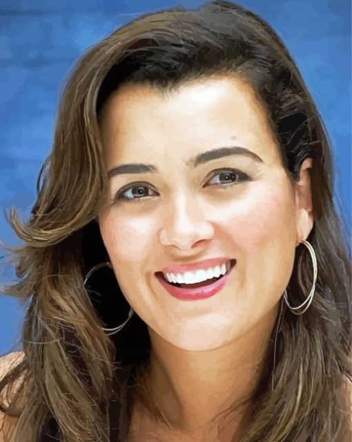 Cote De Pablo American Actress Paint By Numbers
