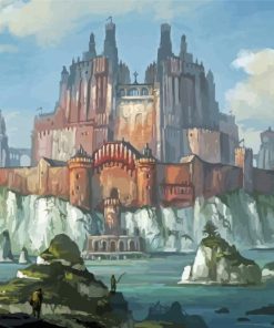 Fantasy Camelot Castle Paint By Numbers