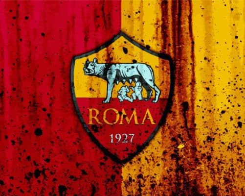 Football Club Roma Emblem Art Paint By Numbers