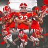 Georgia Bulldogs Football Players Paint By Numbers