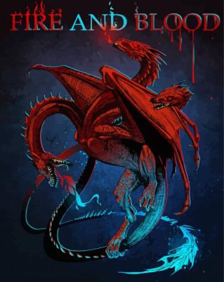 House Targaryen Poster Paint By Numbers