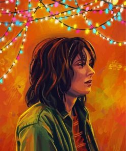 Joyce Byers Stranger Things paint by numbers