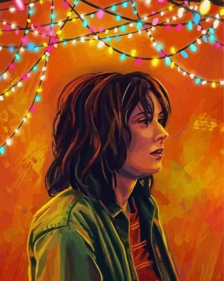 Joyce Byers Stranger Things paint by numbers