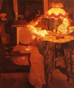 Lamp Effect By Edouard Cortes Paint By Numbers