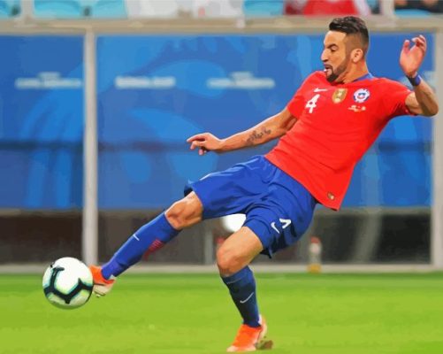 Mauricio Isla International Player Paint By Numbers