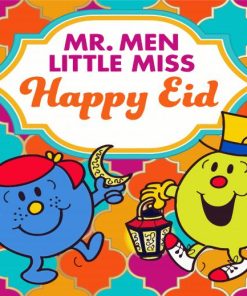Mr. Men Little Miss Happy Eid Paint By Numbers