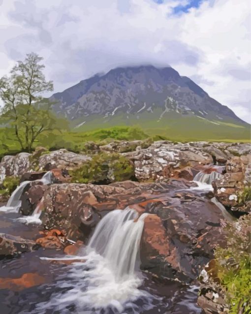 Munros Waterfall Paint By Numbers