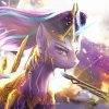 My Little Pony Starlight Glimmer Warrior paint by numbers