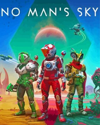 No Man's Sky Survival Game Paint By Numbers