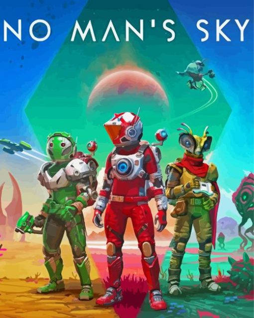 No Man's Sky Survival Game Paint By Numbers