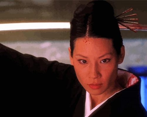 O Ren Ishii From Kill Bill Movie Paint By Numbers