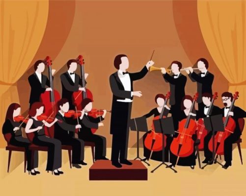 Orchestra Art Paint By Numbers